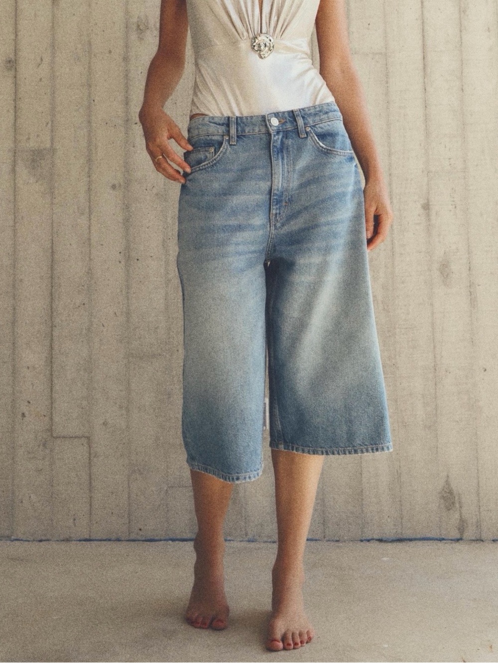Zara Bermuda  Denim Shorts 36/4